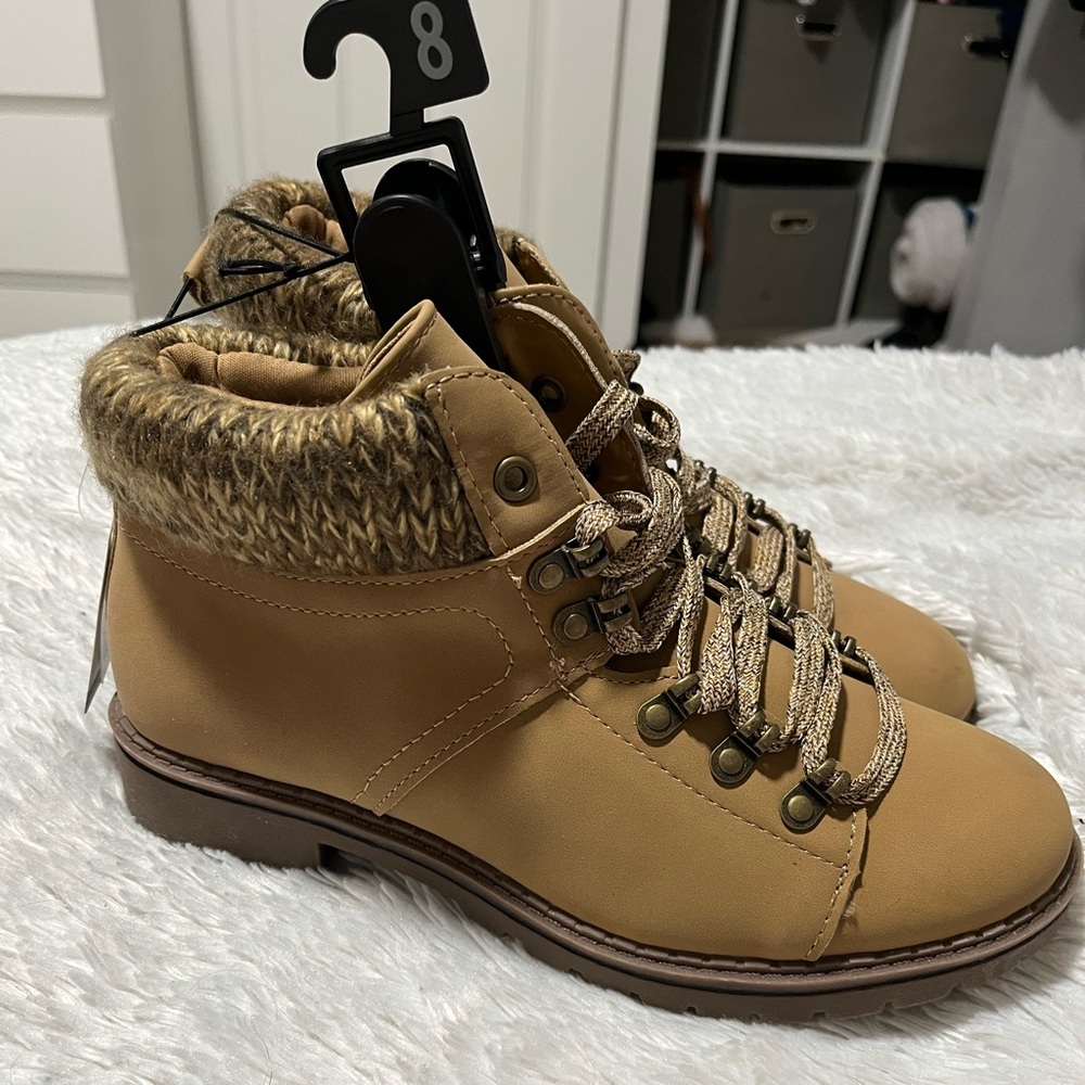 Brown booties